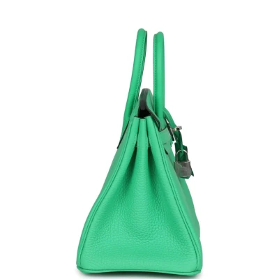 Hermes Birkin 25 Vert Comics Togo Palladium Hardware Hermes Birkin 25 Vert Comics Togo Palladium Hardware