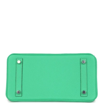 Hermes Birkin 25 Vert Comics Togo Palladium Hardware Hermes Birkin 25 Vert Comics Togo Palladium Hardware
