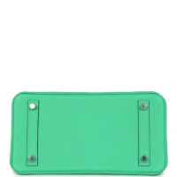 Hermes Birkin 25 Vert Comics Togo Palladium Hardware Hermes Birkin 25 Vert Comics Togo Palladium Hardware