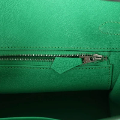 Hermes Birkin 25 Vert Comics Togo Palladium Hardware Hermes Birkin 25 Vert Comics Togo Palladium Hardware
