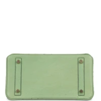Hermes Birkin 25 Vert Criquet Ostrich Gold Hardware Hermes Birkin 25 Vert Criquet Ostrich Gold Hardware