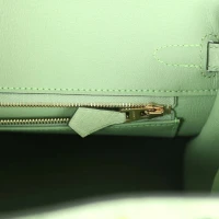 Hermes Birkin 25 Vert Criquet Ostrich Gold Hardware Hermes Birkin 25 Vert Criquet Ostrich Gold Hardware
