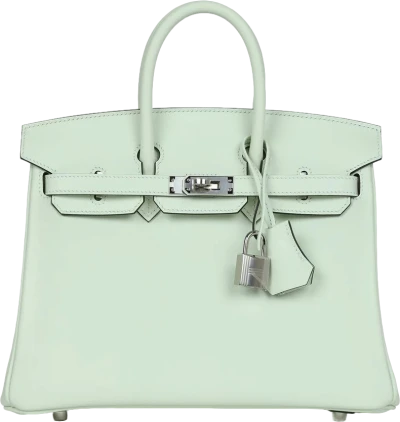 Hermes Birkin 25 Vert Fizz Swift Palladium Hardware Hermes Birkin 25 Vert Fizz Swift Palladium Hardware