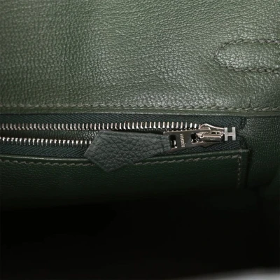 Hermes Birkin 25 Vert Fonce Togo Palladium Hardware Hermes Birkin 25 Vert Fonce Togo Palladium Hardware