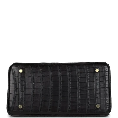 Hermes Birkin 30 Black Matte Alligator Gold Hardware Hermes Birkin 30 Black Matte Alligator Gold Hardware