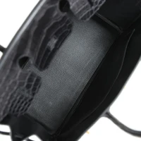 Hermes Birkin 30 Black Matte Alligator Gold Hardware Hermes Birkin 30 Black Matte Alligator Gold Hardware