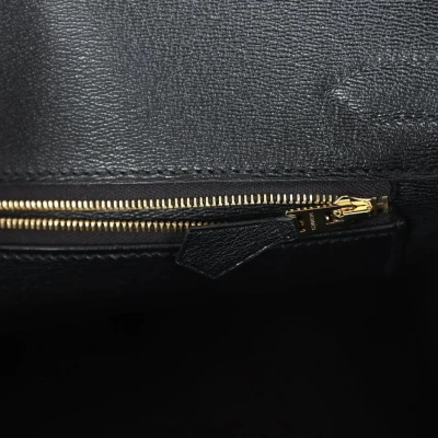 Hermes Birkin 30 Black Matte Alligator Gold Hardware Hermes Birkin 30 Black Matte Alligator Gold Hardware