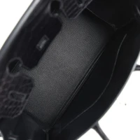 Hermes Birkin 30 Black Matte Alligator Palladium Hardware Hermes Birkin 30 Black Matte Alligator Palladium Hardware