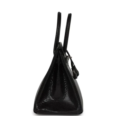 Hermes Birkin 30 Black Niloticus Lizard Palladium Hardware Hermes Birkin 30 Black Niloticus Lizard Palladium Hardware