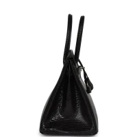 Hermes Birkin 30 Black Niloticus Lizard Palladium Hardware Hermes Birkin 30 Black Niloticus Lizard Palladium Hardware
