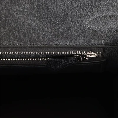 Hermes Birkin 30 Black Niloticus Lizard Palladium Hardware Hermes Birkin 30 Black Niloticus Lizard Palladium Hardware