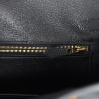 Hermes Birkin 30 Black Shiny Niloticus Crocodile and Togo Touch Rose Gold Hardware Hermes Birkin 30 Black Shiny Niloticus Crocodile and Togo Touch Rose Gold Hardware