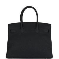 Hermes Birkin 30 Black Togo Palladium Hardware