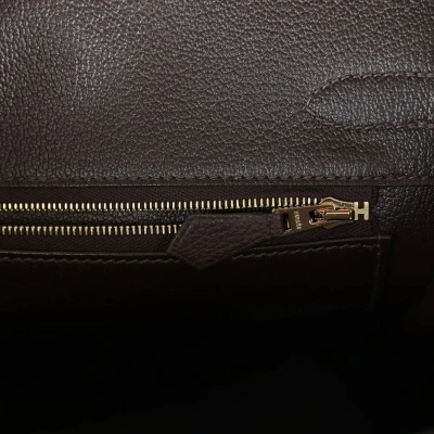Hermes Birkin 30 Ebene Togo Gold Hardware