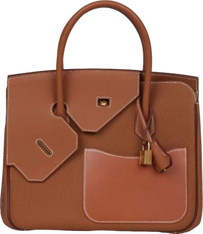 Hermes Birkin 30 En Desordre Gold Togo and Swift Gold Hardware Hermes Birkin 30 En Desordre Gold Togo and Swift Gold Hardware