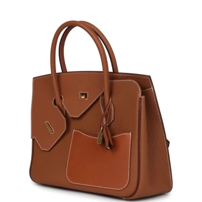 Hermes Birkin 30 En Desordre Gold Togo and Swift Gold Hardware Hermes Birkin 30 En Desordre Gold Togo and Swift Gold Hardware