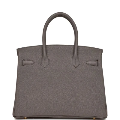 Hermes Birkin 30 Etain Togo Gold Hardware Hermes Birkin 30 Etain Togo Gold Hardware
