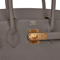 Hermes Birkin 30 Etain Togo Gold Hardware Hermes Birkin 30 Etain Togo Gold Hardware