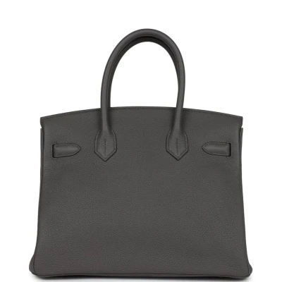 Hermes Birkin 30 Etain Togo Rose Gold Hardware Hermes Birkin 30 Etain Togo Rose Gold Hardware