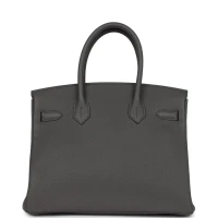 Hermes Birkin 30 Etain Togo Rose Gold Hardware Hermes Birkin 30 Etain Togo Rose Gold Hardware