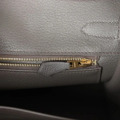 Hermes Birkin 30 Etain Togo Rose Gold Hardware Hermes Birkin 30 Etain Togo Rose Gold Hardware