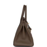 Hermes Birkin 30 Etoupe Clemence Gold Hardware Hermes Birkin 30 Etoupe Clemence Gold Hardware