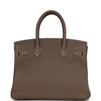 Hermes Birkin 30 Etoupe Clemence Gold Hardware Hermes Birkin 30 Etoupe Clemence Gold Hardware