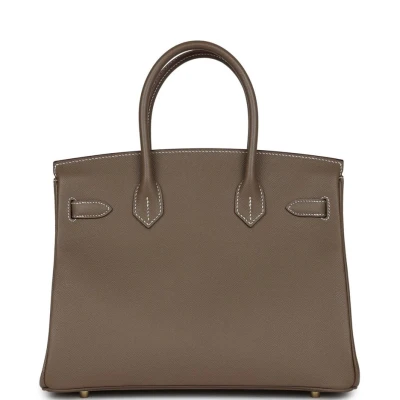 Hermes Birkin 30 Etoupe Epsom Gold Hardware Hermes Birkin 30 Etoupe Epsom Gold Hardware