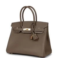 Hermes Birkin 30 Etoupe Epsom Gold Hardware Hermes Birkin 30 Etoupe Epsom Gold Hardware