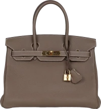 Hermes Birkin 30 Etoupe Togo Gold Hardware Hermes Birkin 30 Etoupe Togo Gold Hardware