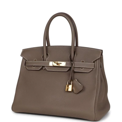 Hermes Birkin 30 Etoupe Togo Gold Hardware Hermes Birkin 30 Etoupe Togo Gold Hardware