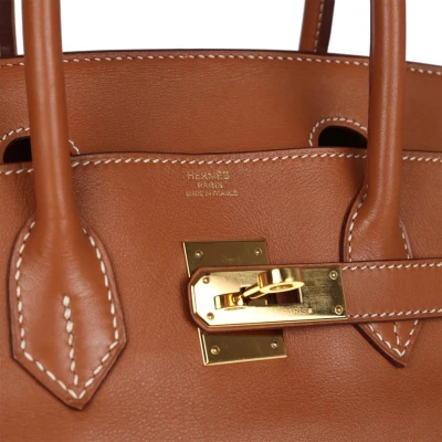 Hermes Birkin 30 Fauve Swift Gold Hardware Hermes Birkin 30 Fauve Swift Gold Hardware