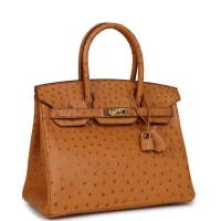 Hermes Birkin 30 Gold Ostrich Gold Hardware Hermes Birkin 30 Gold Ostrich Gold Hardware