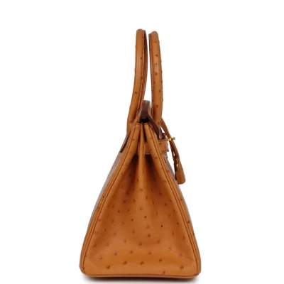 Hermes Birkin 30 Gold Ostrich Gold Hardware Hermes Birkin 30 Gold Ostrich Gold Hardware