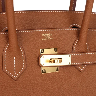 Hermes Birkin 30 Gold Togo Gold Hardware Hermes Birkin 30 Gold Togo Gold Hardware