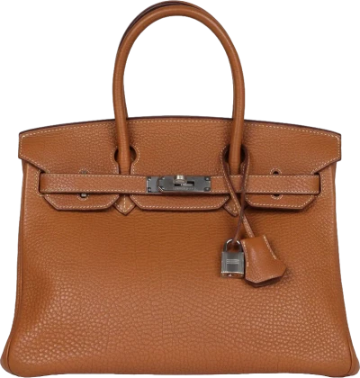 Hermes Birkin 30 Gold Togo Palladium Hardware Hermes Birkin 30 Gold Togo Palladium Hardware