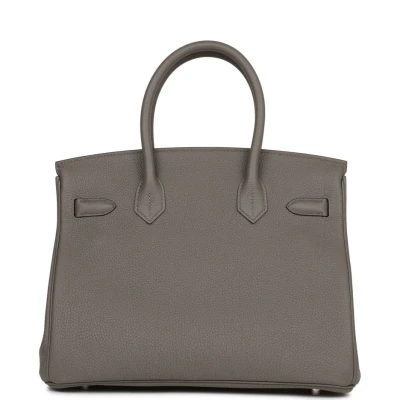 Hermes Birkin 30 Gris Meyer Togo Palladium Hardware