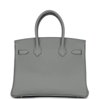 Hermes Birkin 30 Gris Mouette Togo Gold Hardware Hermes Birkin 30 Gris Mouette Togo Gold Hardware