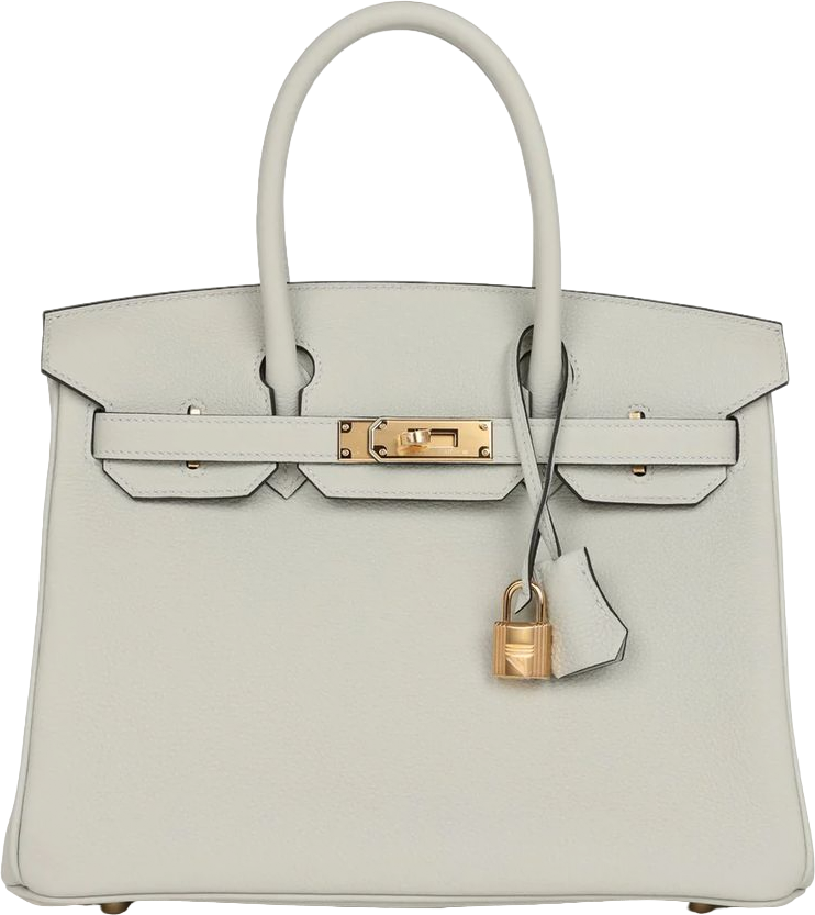 Hermes Birkin 30 Gris Neve Togo Gold Hardware
