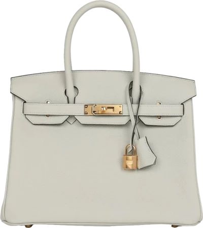 Hermes Birkin 30 Gris Neve Togo Gold Hardware Hermes Birkin 30 Gris Neve Togo Gold Hardware