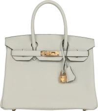 Hermes Birkin 30 Gris Neve Togo Gold Hardware Hermes Birkin 30 Gris Neve Togo Gold Hardware