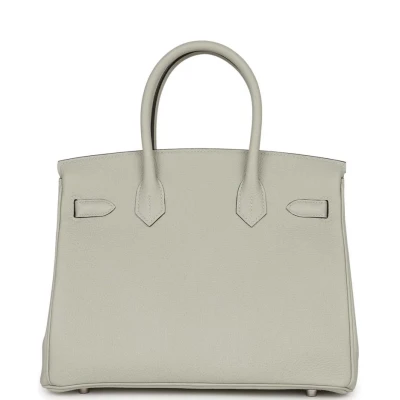Hermes Birkin 30 Gris Neve Togo Palladium Hardware Hermes Birkin 30 Gris Neve Togo Palladium Hardware