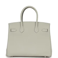 Hermes Birkin 30 Gris Neve Togo Palladium Hardware Hermes Birkin 30 Gris Neve Togo Palladium Hardware