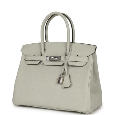 Hermes Birkin 30 Gris Neve Togo Palladium Hardware Hermes Birkin 30 Gris Neve Togo Palladium Hardware