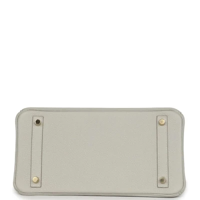 Hermes Birkin 30 Gris Perle Togo Gold Hardware Hermes Birkin 30 Gris Perle Togo Gold Hardware