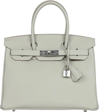 Hermes Birkin 30 Gris Perle Togo Palladium Hardware Hermes Birkin 30 Gris Perle Togo Palladium Hardware