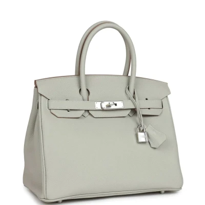 Hermes Birkin 30 Gris Perle Togo Palladium Hardware Hermes Birkin 30 Gris Perle Togo Palladium Hardware
