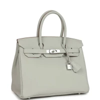 Hermes Birkin 30 Gris Perle Togo Palladium Hardware Hermes Birkin 30 Gris Perle Togo Palladium Hardware