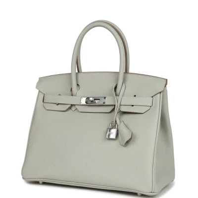 Hermes Birkin 30 Gris Perle Togo Palladium Hardware Hermes Birkin 30 Gris Perle Togo Palladium Hardware