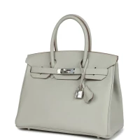 Hermes Birkin 30 Gris Perle Togo Palladium Hardware Hermes Birkin 30 Gris Perle Togo Palladium Hardware